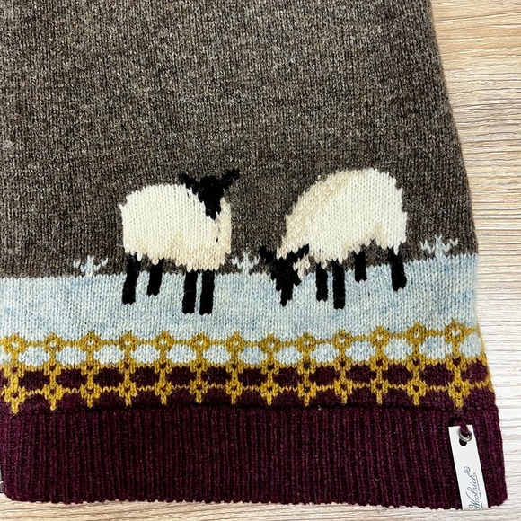 Woolrich 100% Lambswool Grazing Sheep Sweater Vest - Size S - Picture 2 of 7